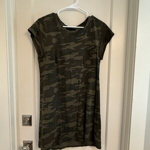 Sanctuary Olive Camouflage Dress